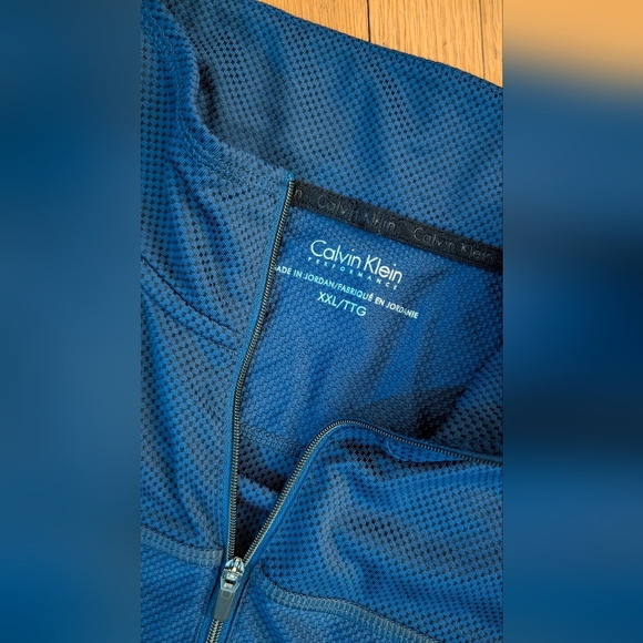 Calvin Klein Blue Performance Pullover - Picture 4 of 5